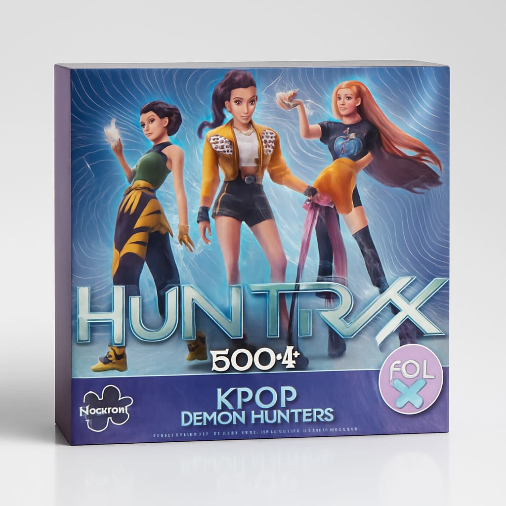 Buffalo K-Pop Demon Hunters 500 Piece Foil Puzzle