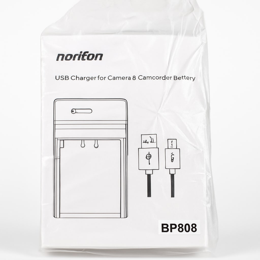 Norifon USB Charger for Camera & Camcorder Battery