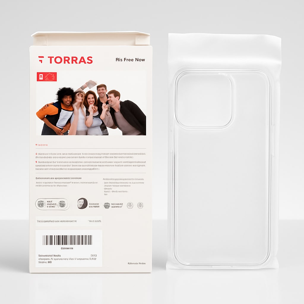 TORRAS Crystal Clear Case for iPhone 17 Pro Max