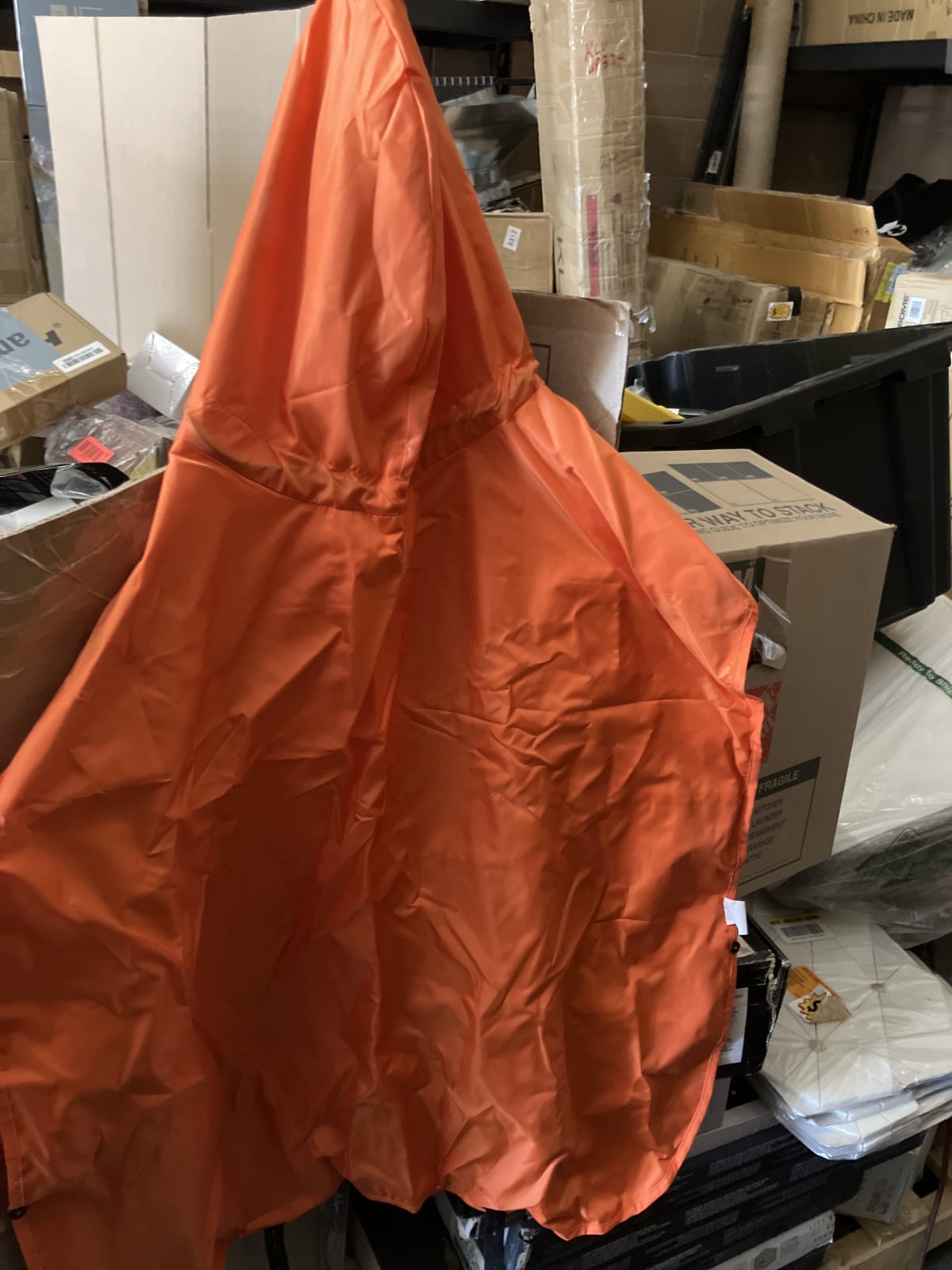Xxl 4 Pet Bright Orange Waterproof Rain Poncho