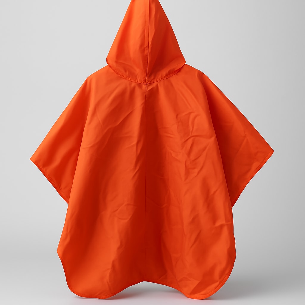 Xxl 4 Pet Bright Orange Waterproof Rain Poncho