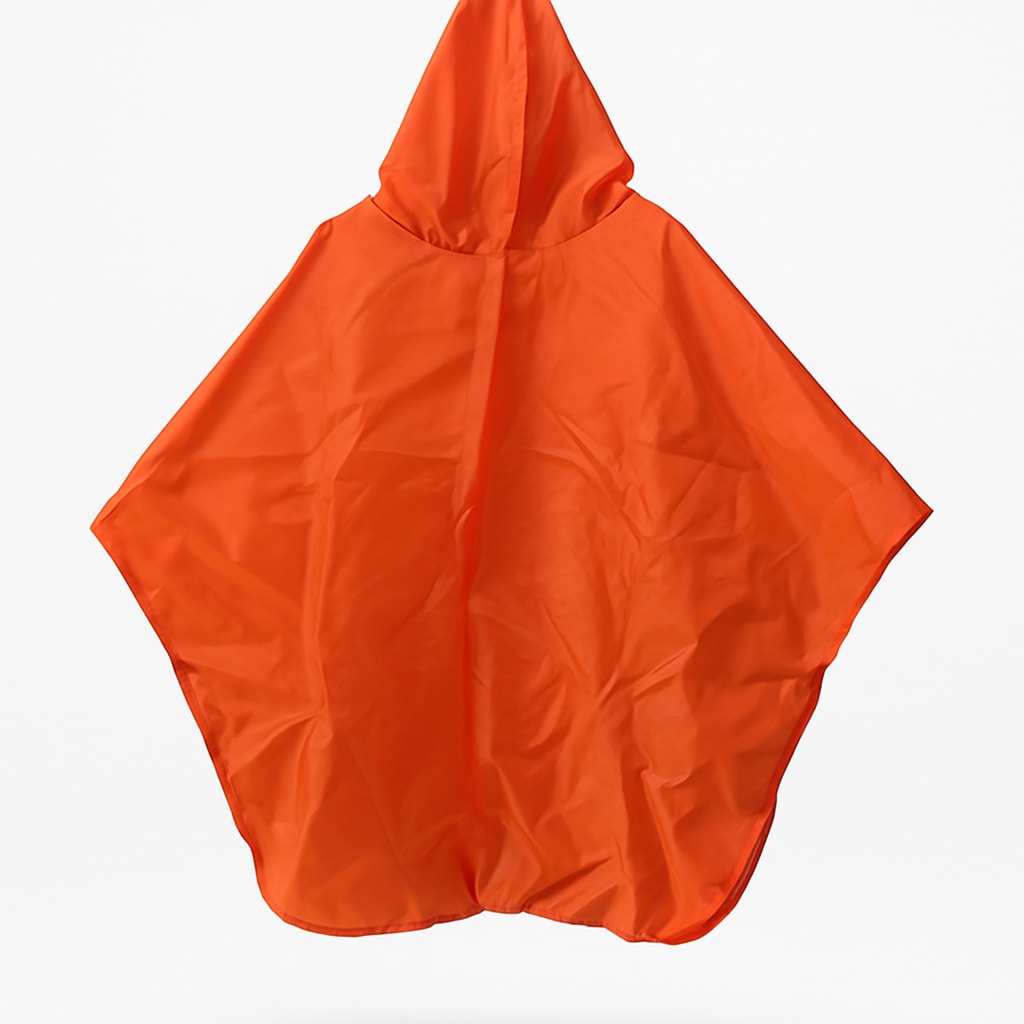 Xxl 4 Pet Bright Orange Waterproof Rain Poncho