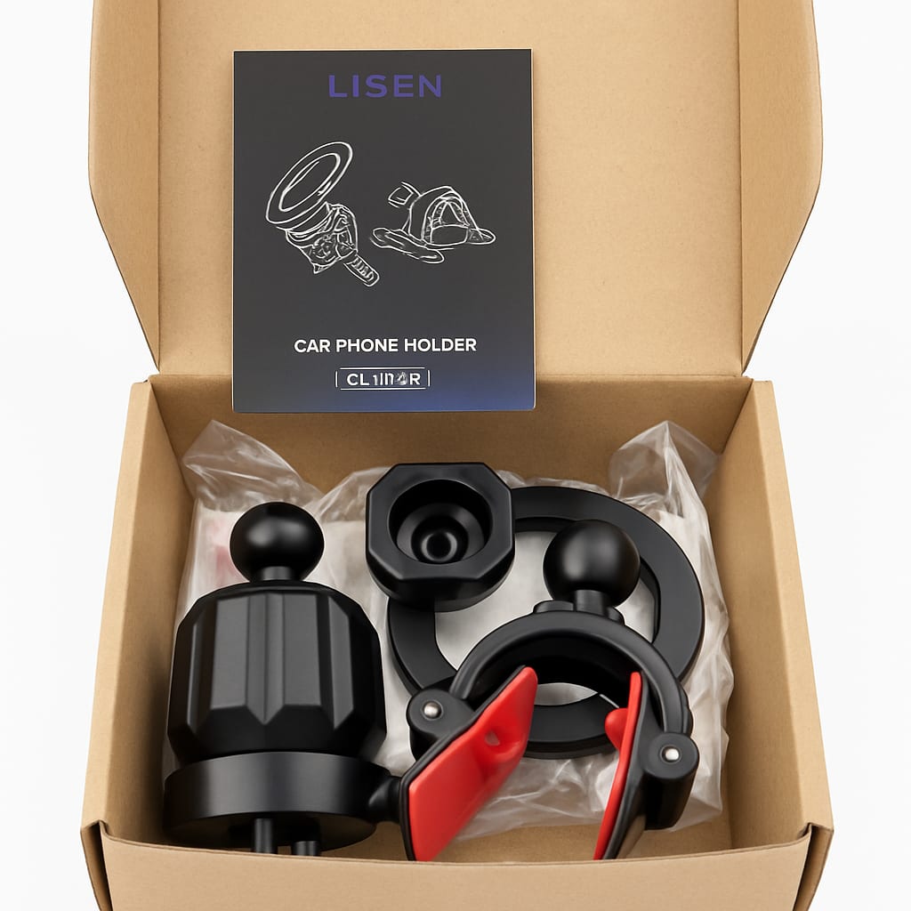 Lisen Car Phone Holder LS-2E7112 - Universal Dashboard Mount
