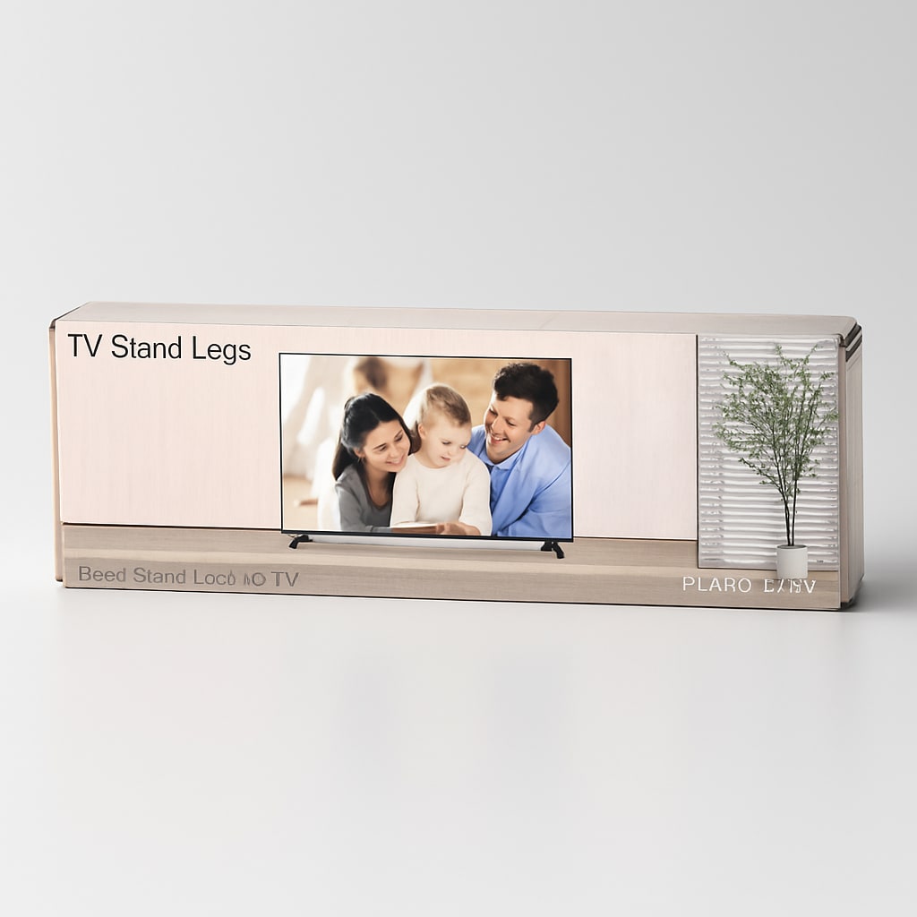 TV Stand Legs for Flat Screen TVs - Adjustable Height