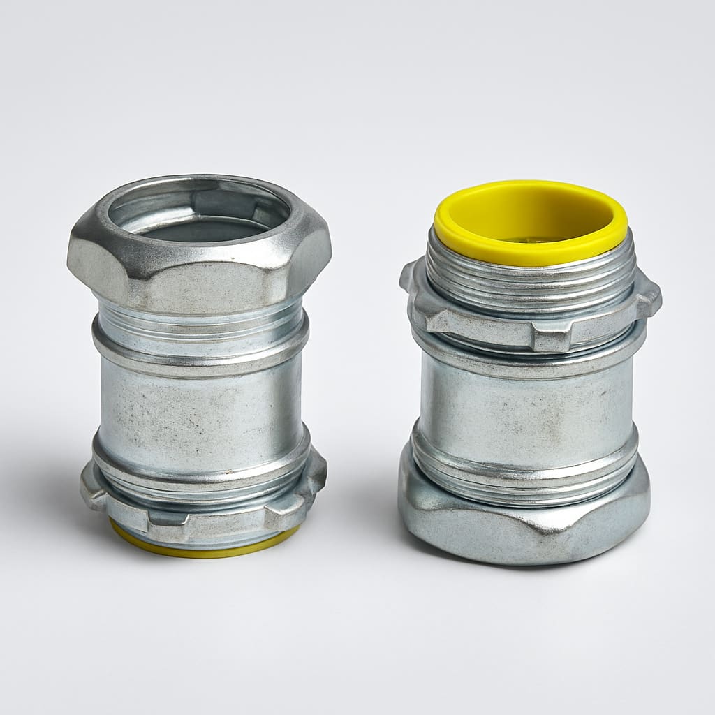 Halex 3/4" EMT Compression Connector with Insulated Throat 2pk