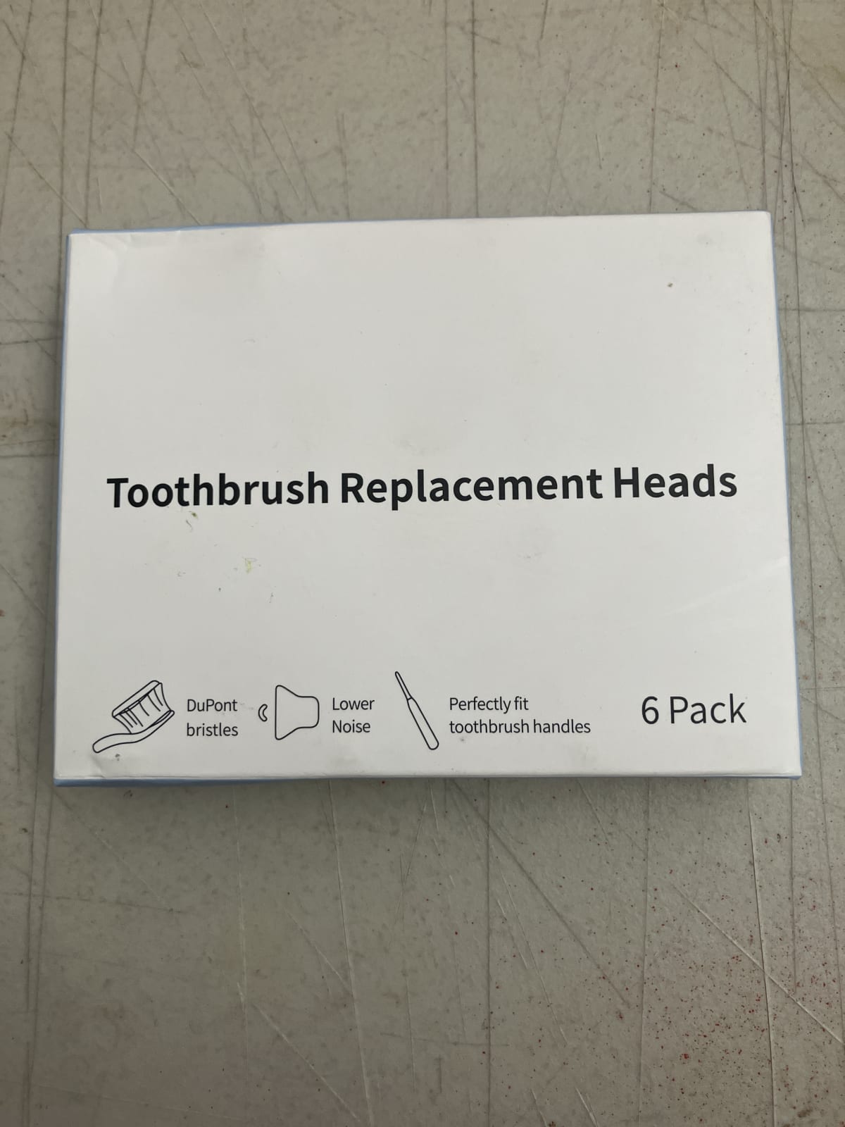 Toothbrush Replacement Heads - 6 Pack with DuPont Bristles