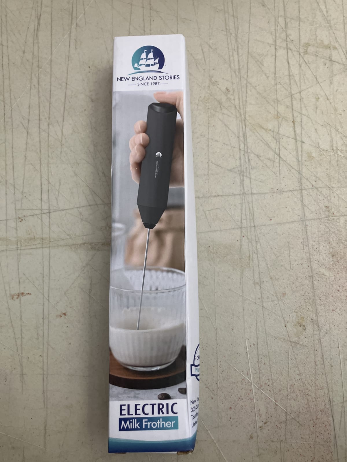 New England Stories Electric Milk Frother