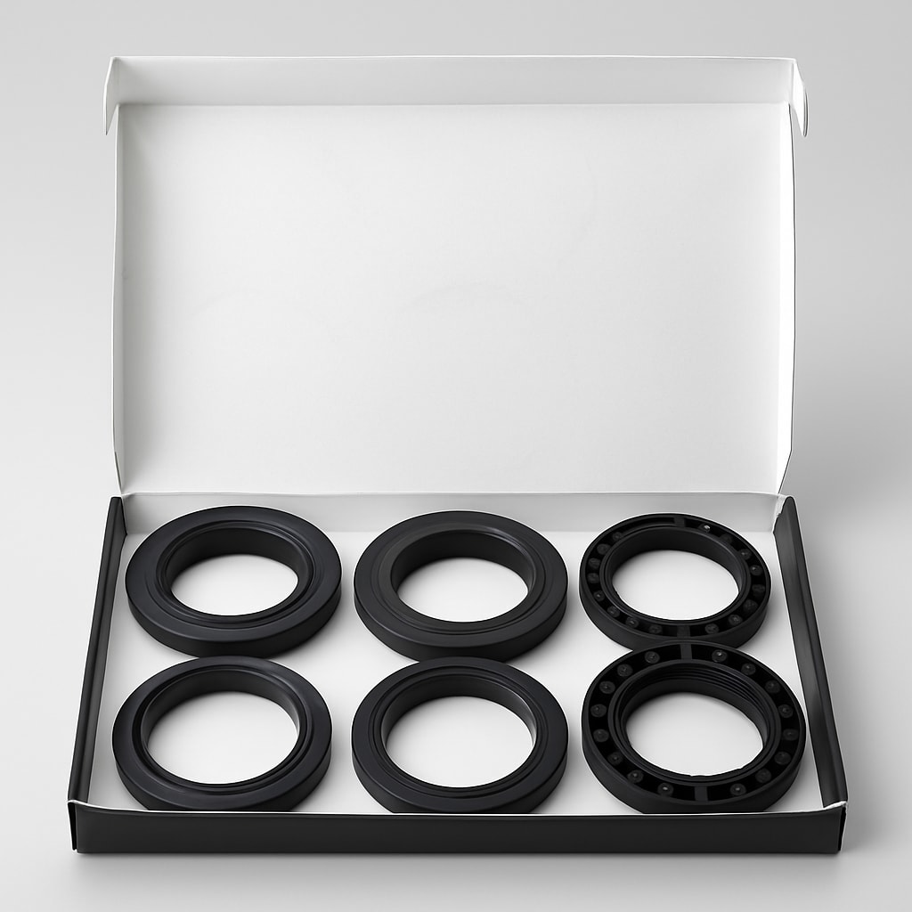 DiCUNO E26 Lamp Shade Rings - Set of 4 Black