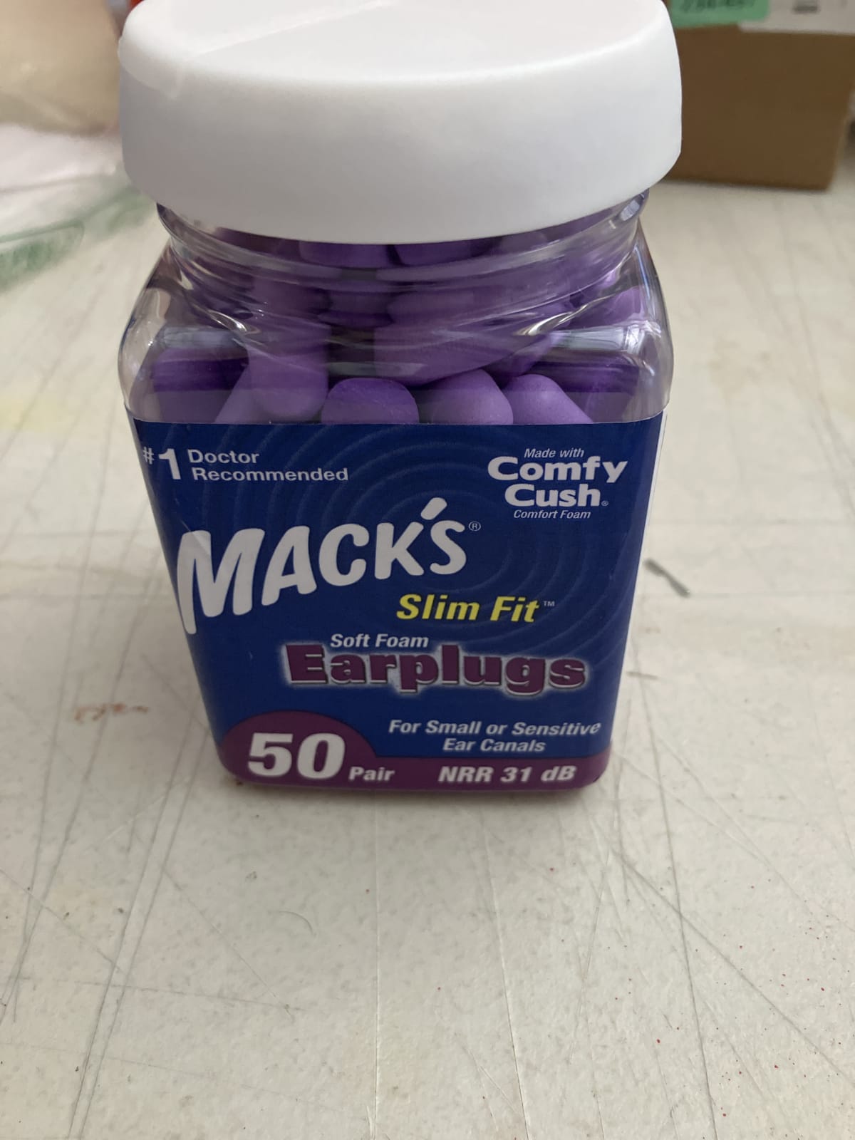 Mack's Slim Fit Soft Foam Earplugs - 50 Pair
