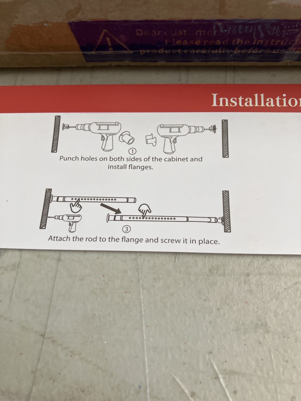 Adjustable Tension Rod for Cabinets - Easy Installation