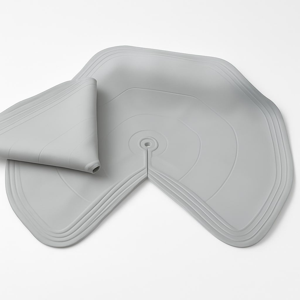 Gray Non-Slip Kitchen Mat - Durable and Easy to Clean