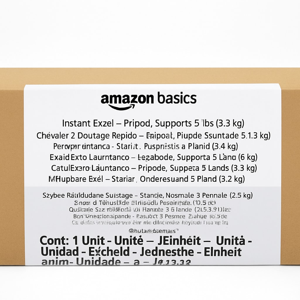 Amazon Basics Instant Easel Tripod - Supports 5 lbs