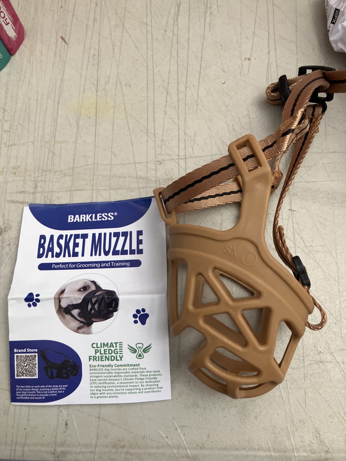 Barkless Basket Muzzle for Dogs - Perfect for Grooming and Training