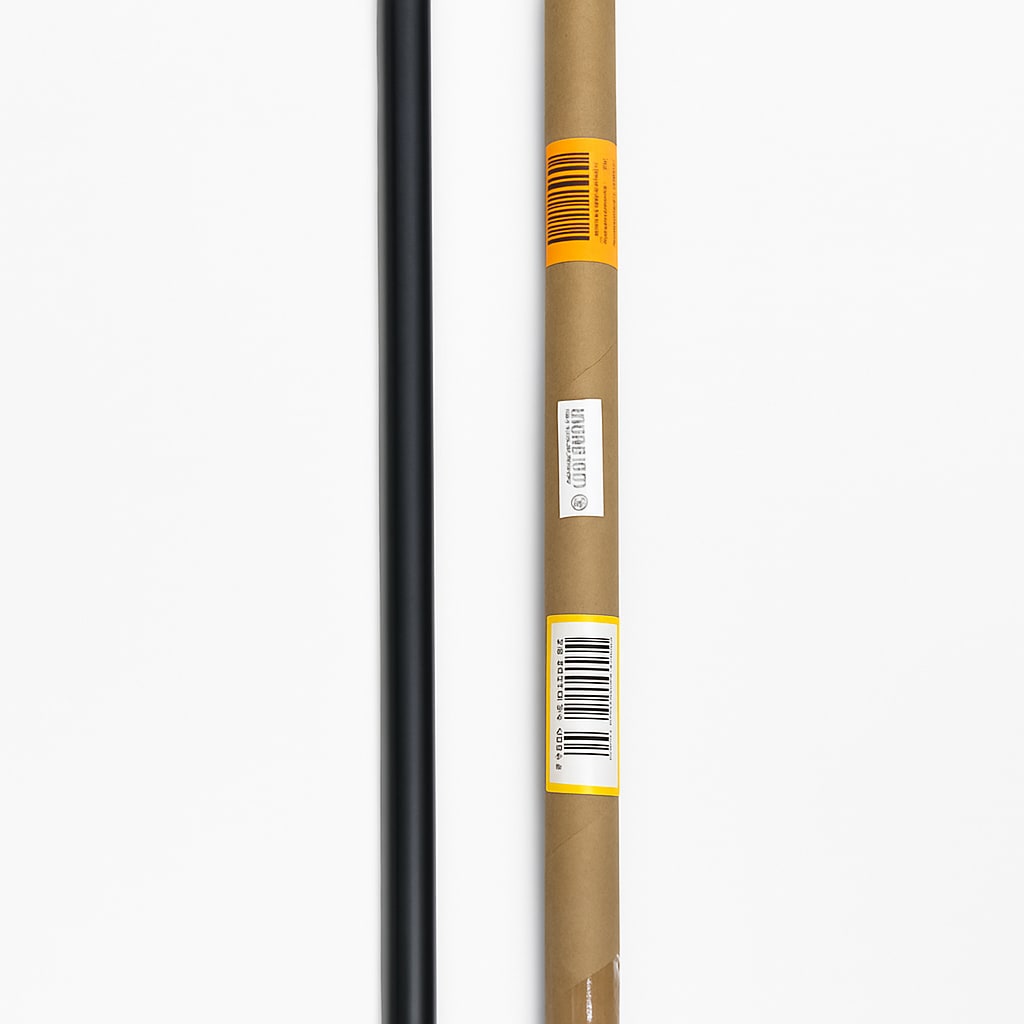 Adjustable Black Metal Rod with Packaging