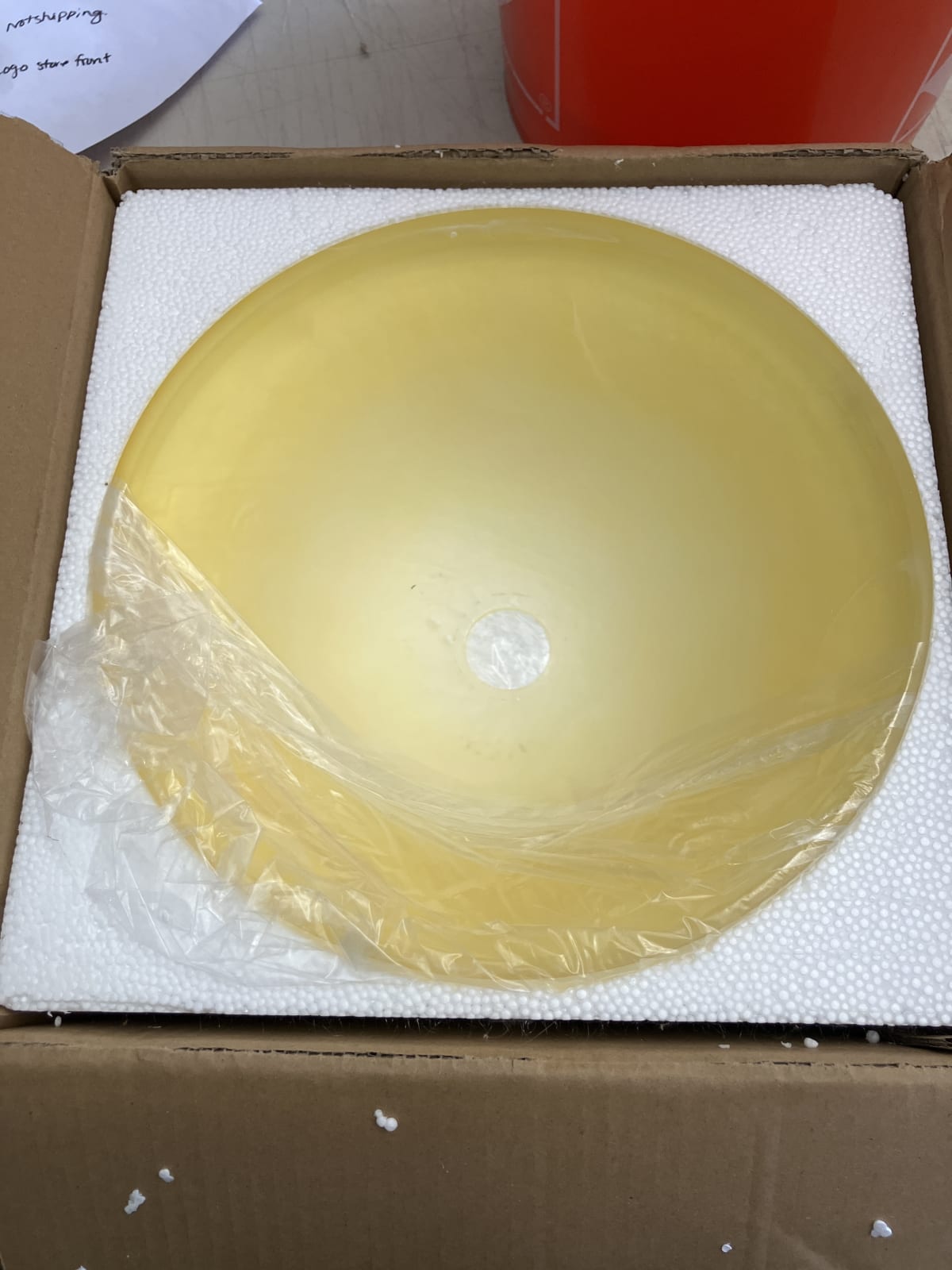 12" Glass Dome Shade with 1.65" Opening - Lighting Fixture Replacement