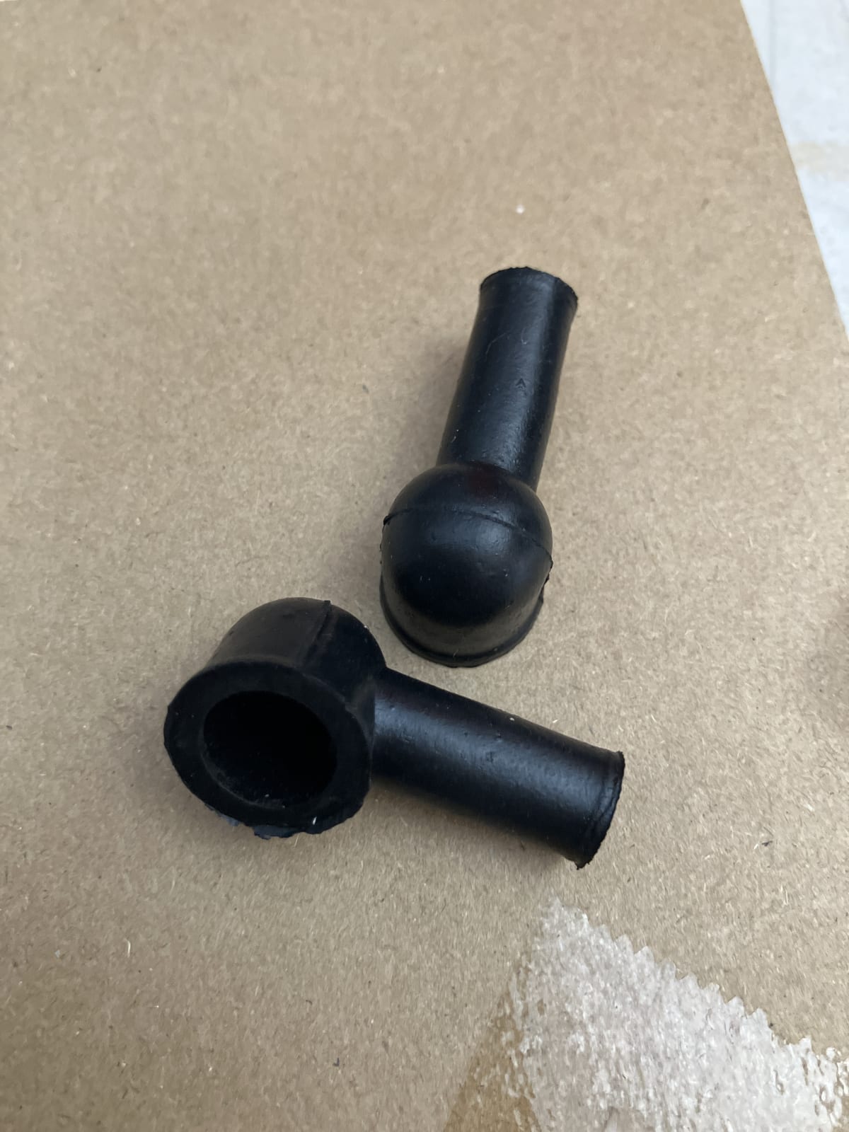 Terminal Insulating Cover - Black Rubber (10 Pack)