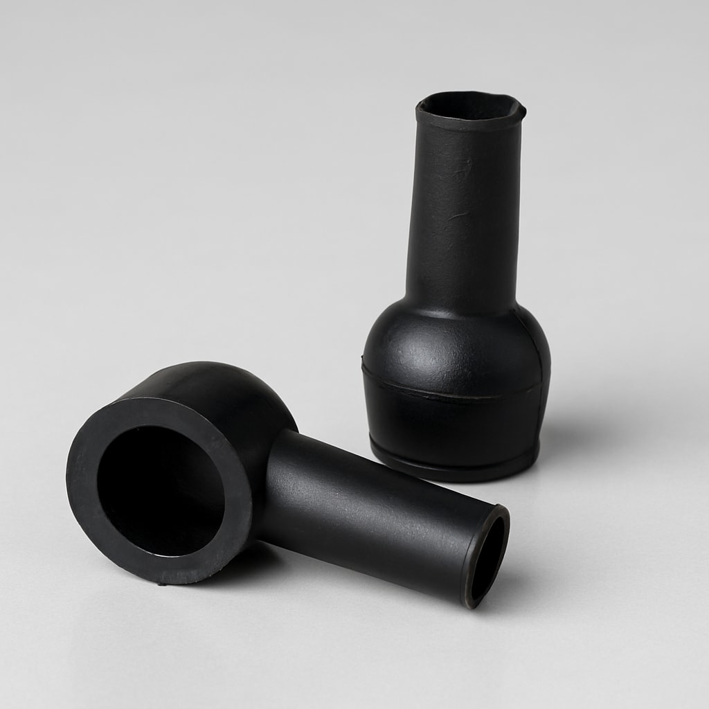 Terminal Insulating Cover - Black Rubber (10 Pack)