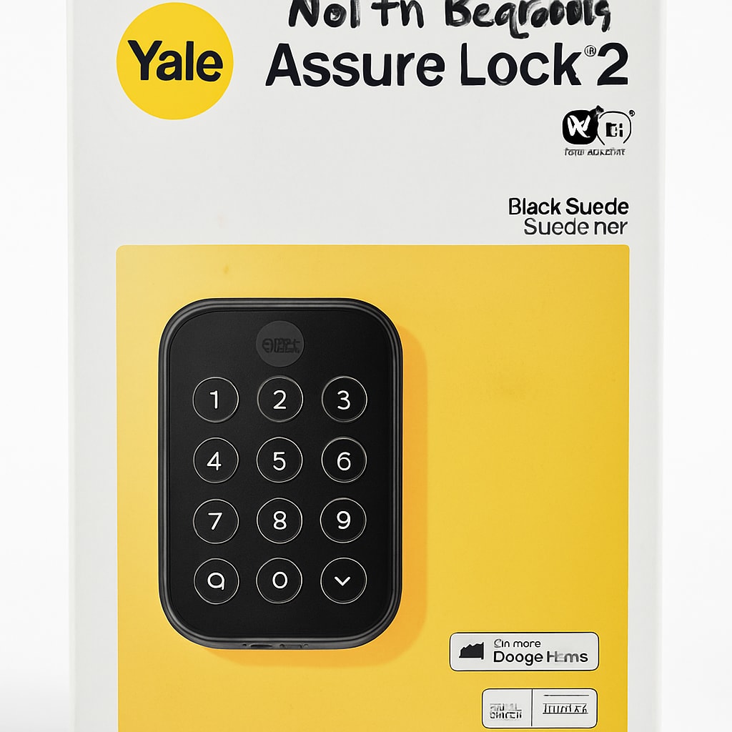 Yale Assure Lock 2 WiFi Smart Lock - Black Suede