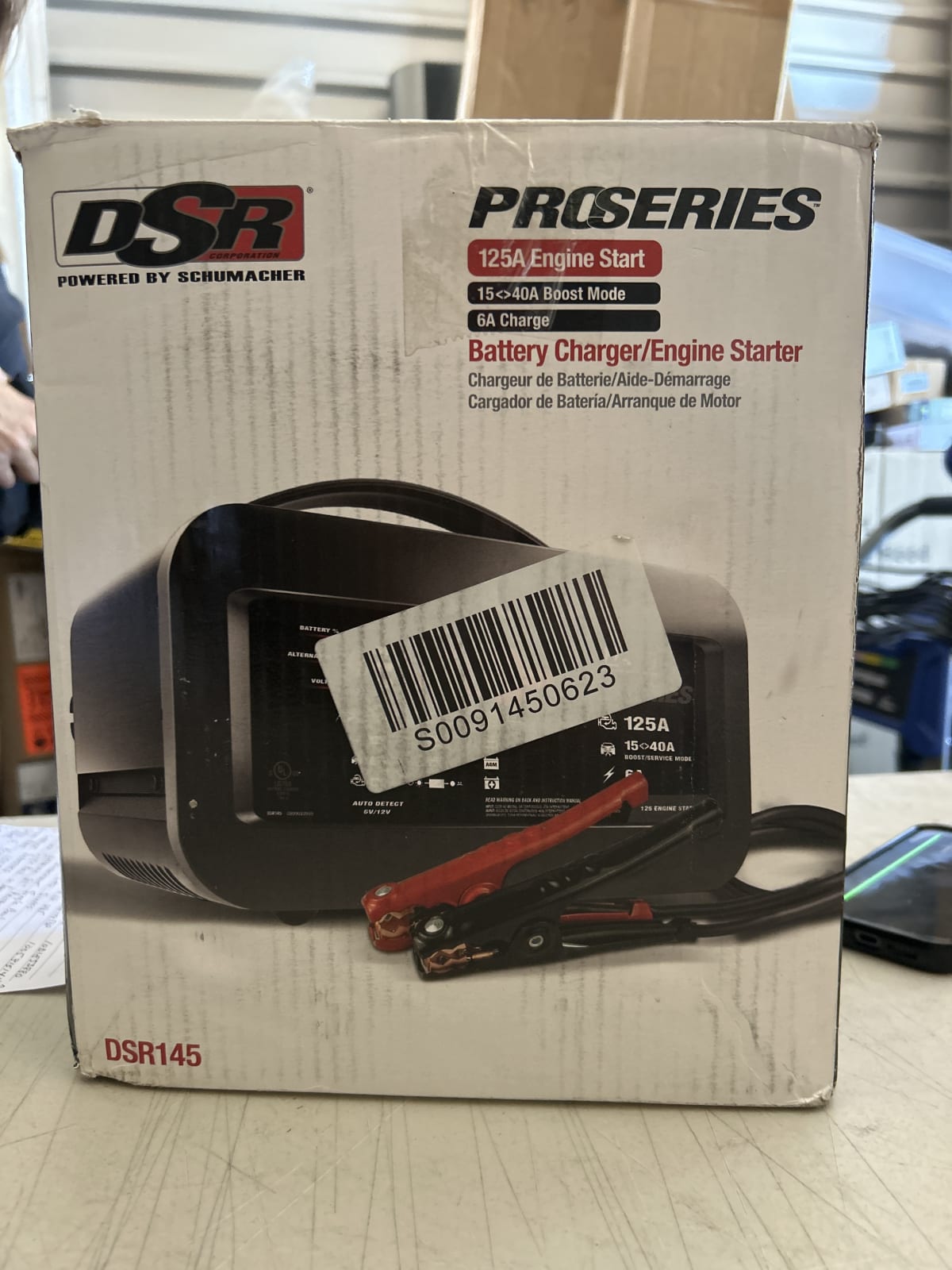 DSR ProSeries 125A Engine Start Battery Charger/Engine Starter