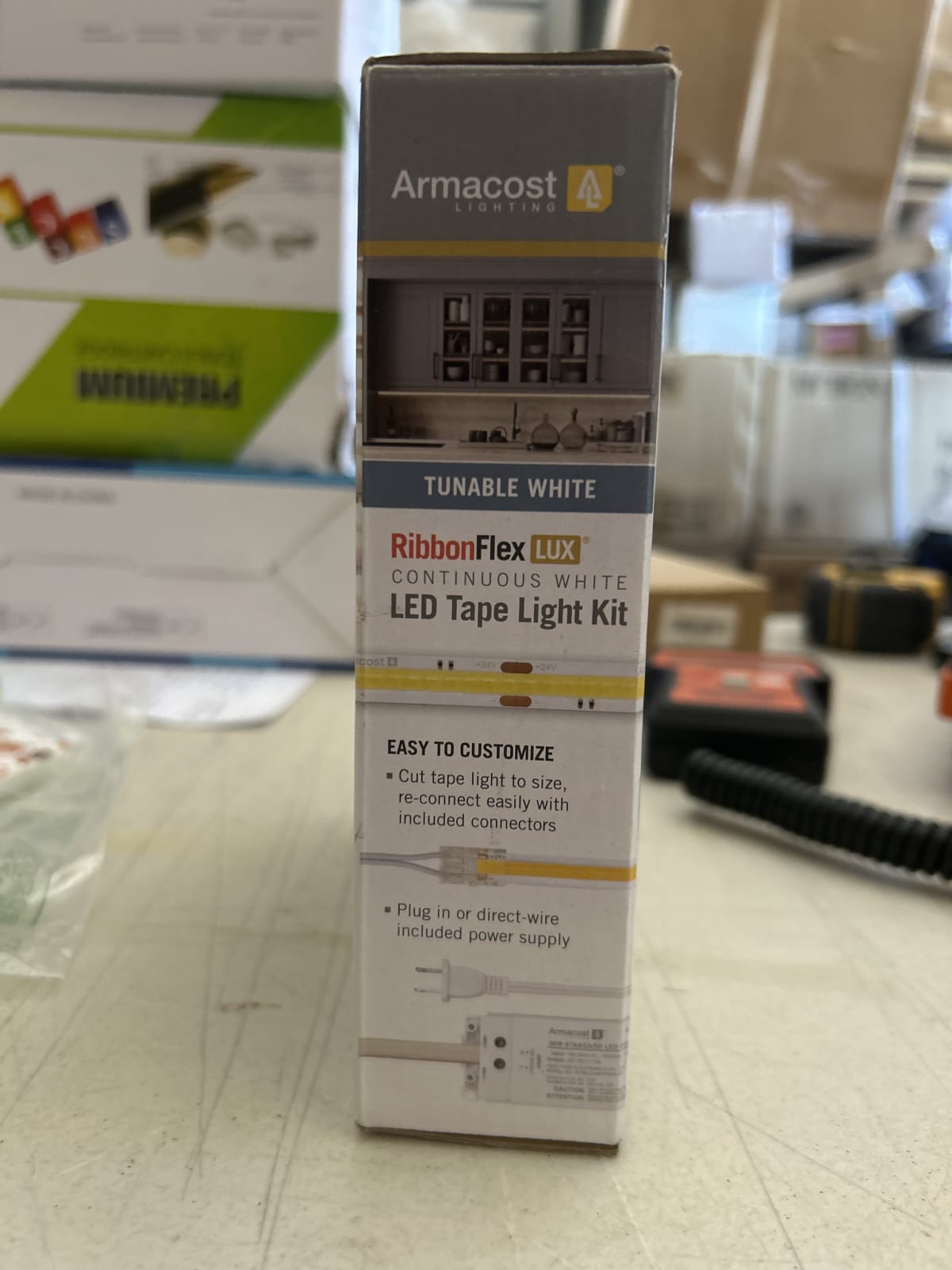 Armacost RibbonFlex LUX Continuous White LED Tape Light Kit 16ft