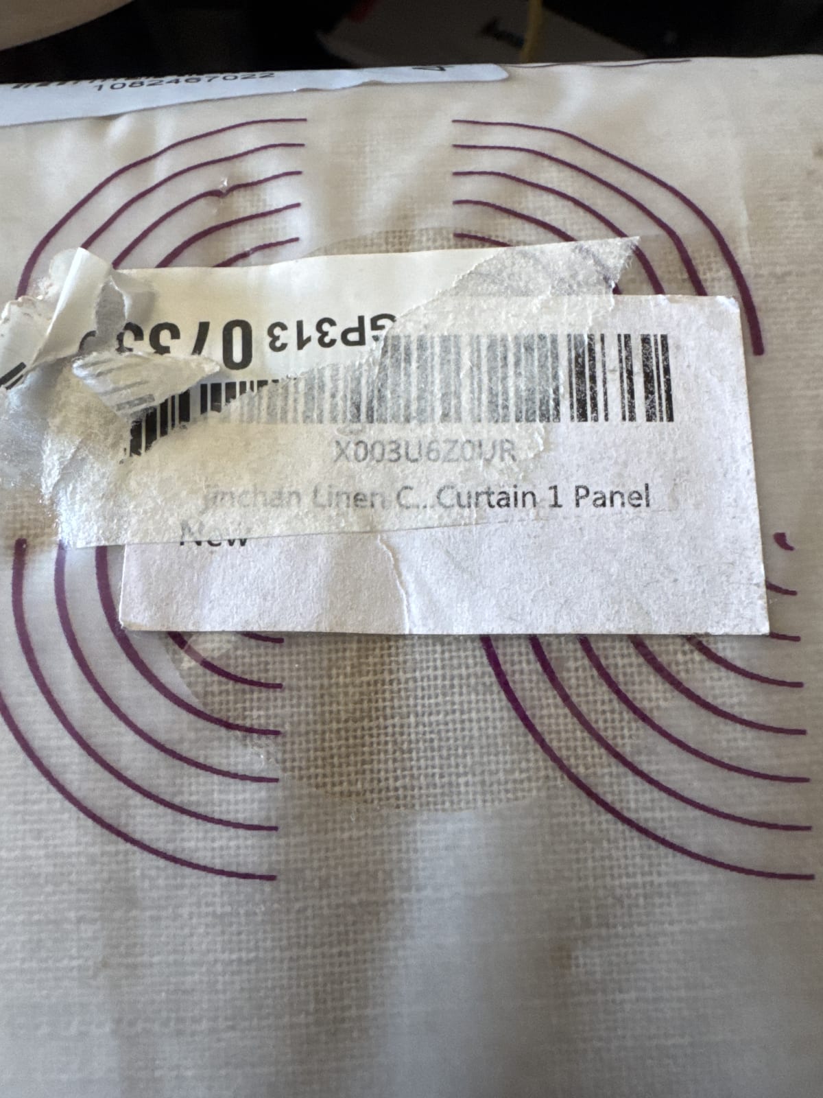 Linchuan Linen Curtain Panel - 84" Length - New