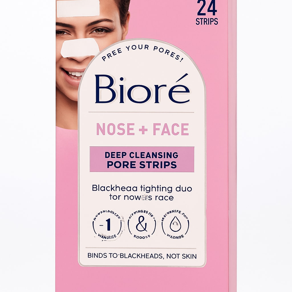 Biore Nose + Face Deep Cleansing Pore Strips - Value Size