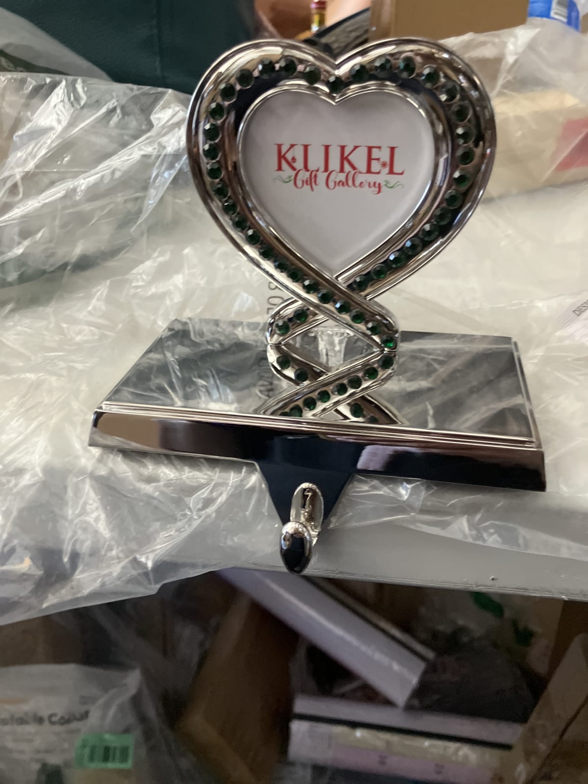 KLIKEL Heart-Shaped Photo Frame with Stand