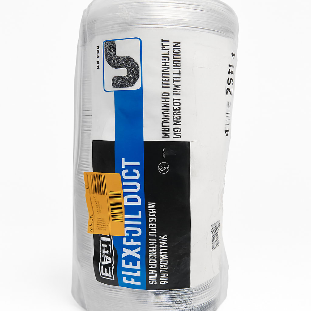Everflow Flex Foil Duct 4" x 25' for Kitchen and Bath Venting