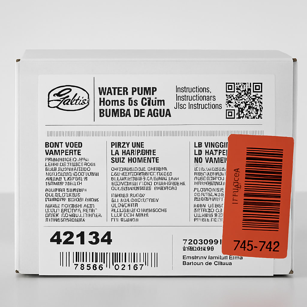 Gates Water Pump - Bomba de Agua - Model 42134