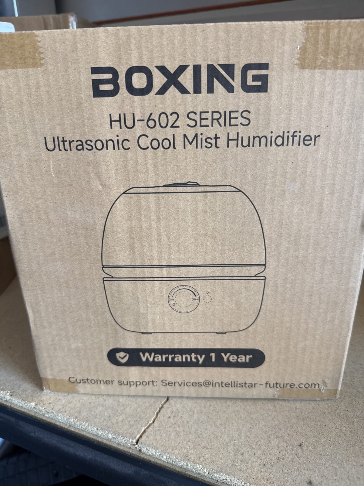 Boxing ultrasonic cool mist humidifier