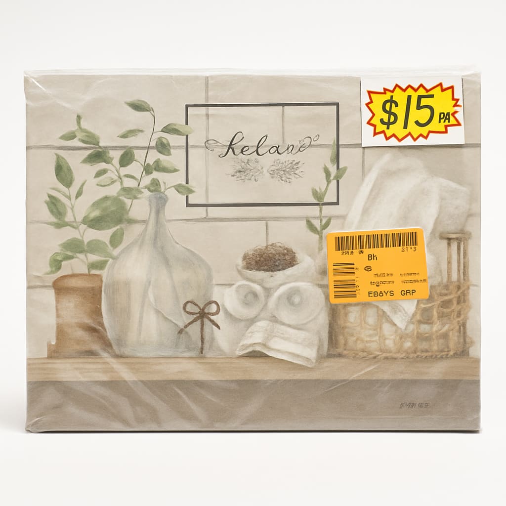 Relax Decorative Wall Art with Greenery and Vases