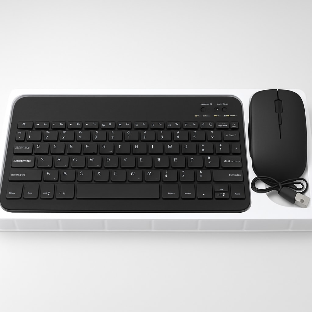 Bluetooth Wireless Mouse and Keyboard Kit - Rechargeable