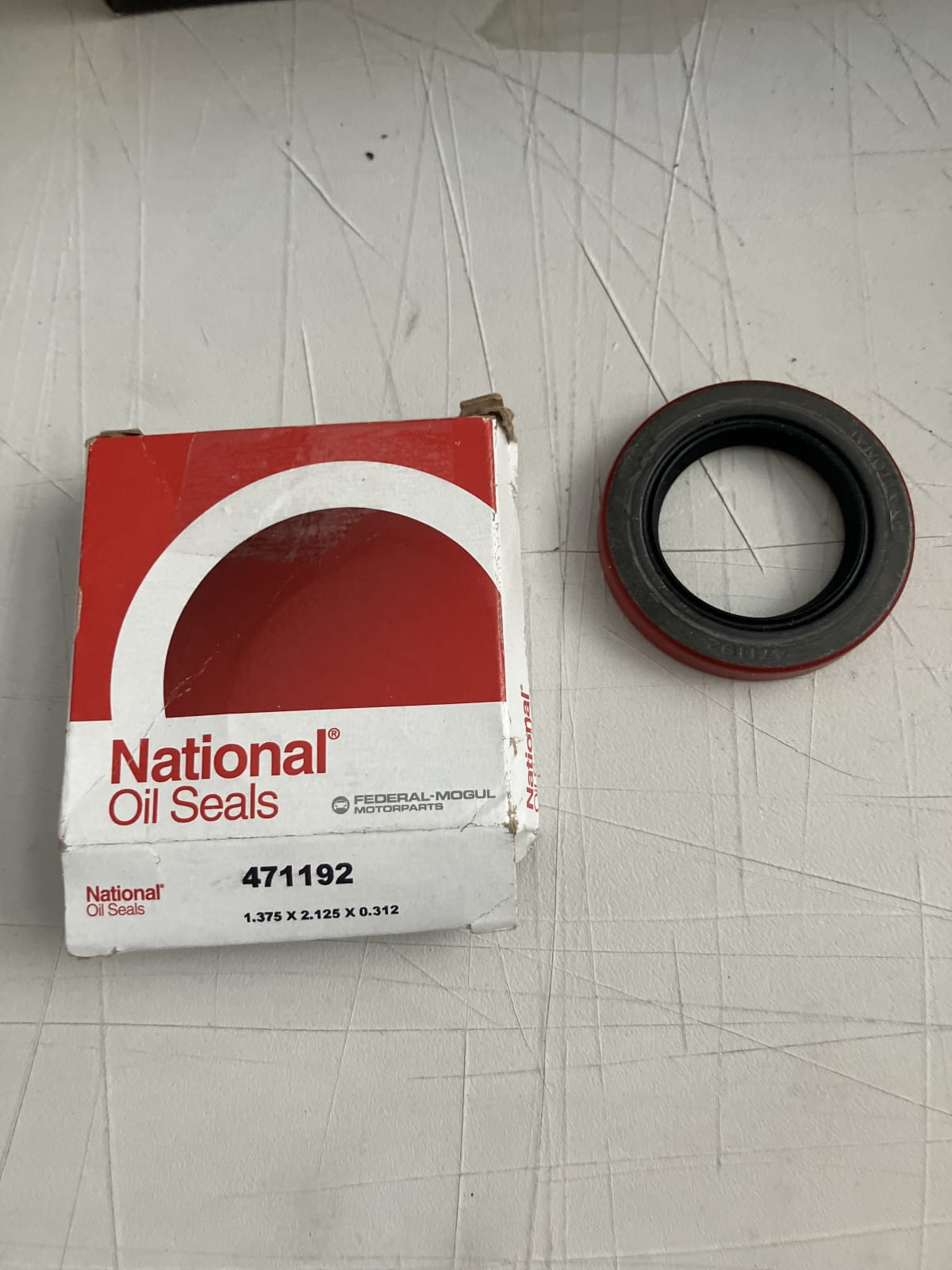 National Oil Seals 471192 - Durable Oil Seal 1.375 x 2.125 x 0.312