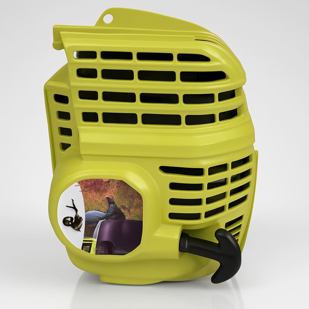Green Leaf Blower Engine Cover - Compatible with Various Models