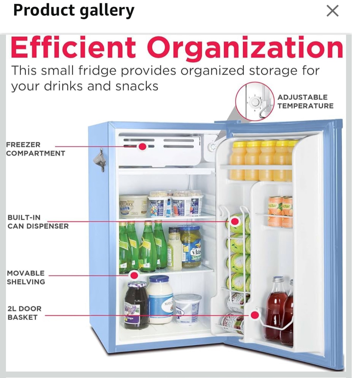 Frigidaire 3.2 Cu. Ft. Compact Refrigerator - Blue