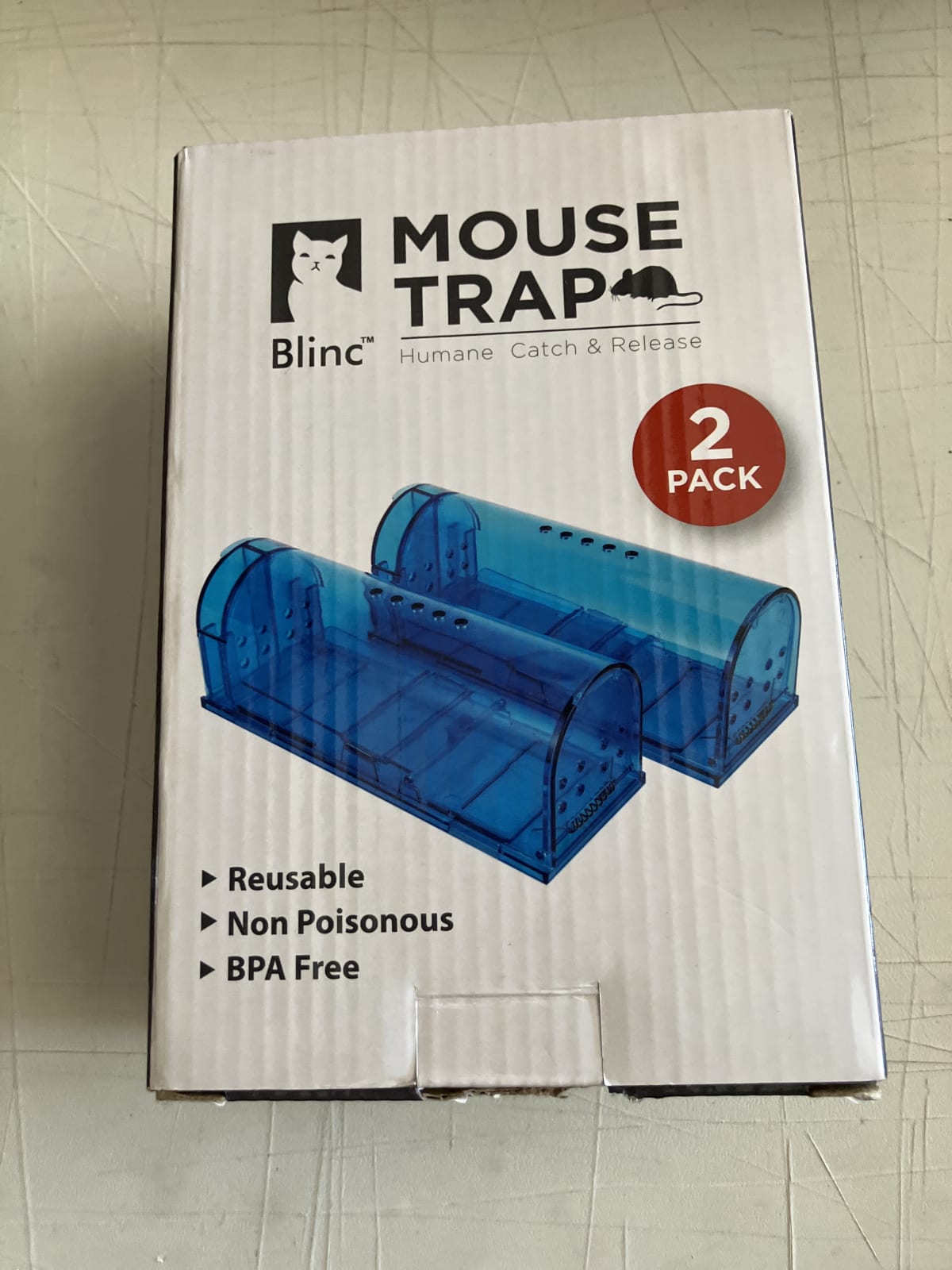 Blinc Mouse Trap - Humane Catch & Release 2 Pack