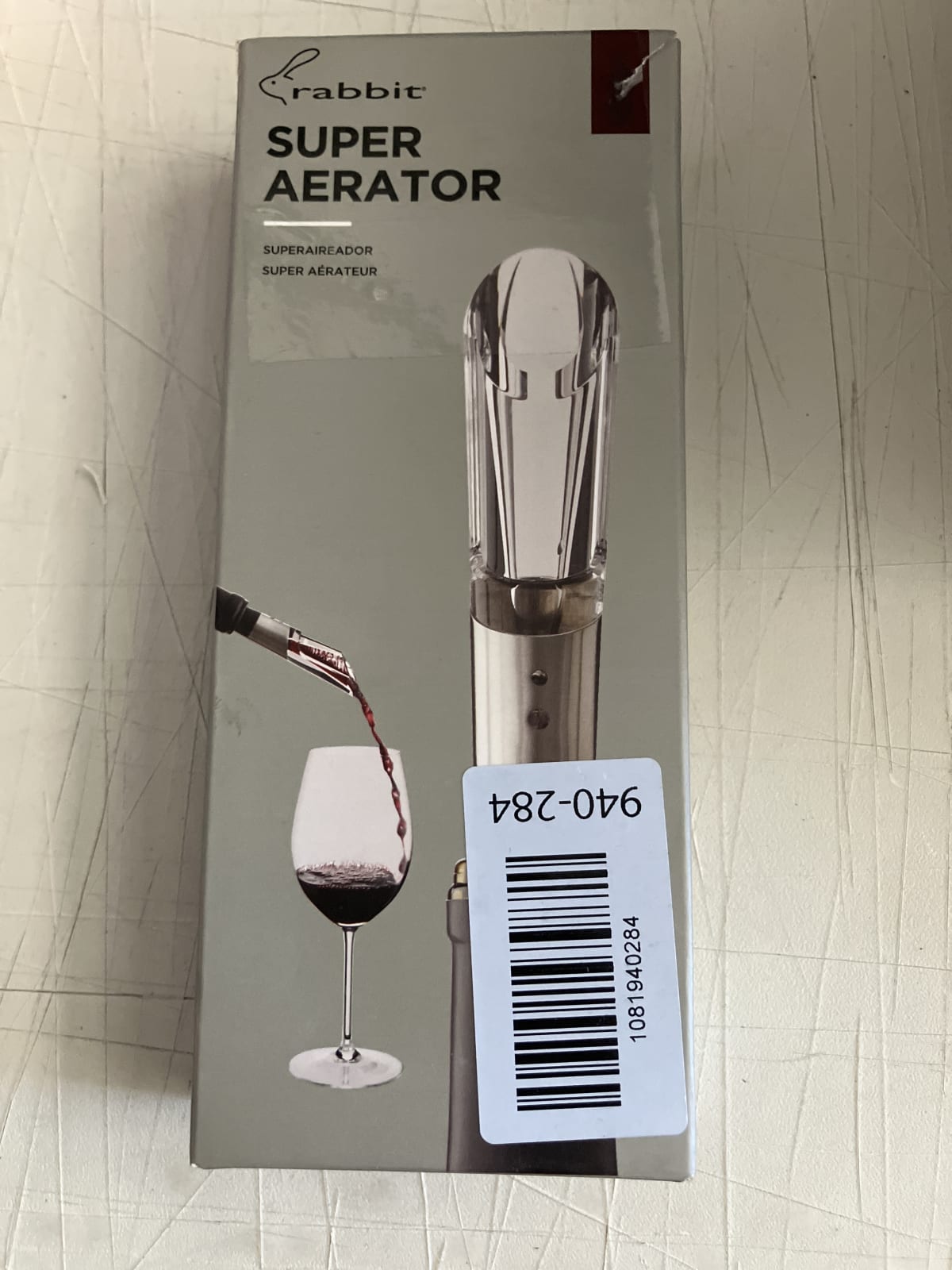 Rabbit Super Aerator - Wine Aerator with Dripless Pouring Spout