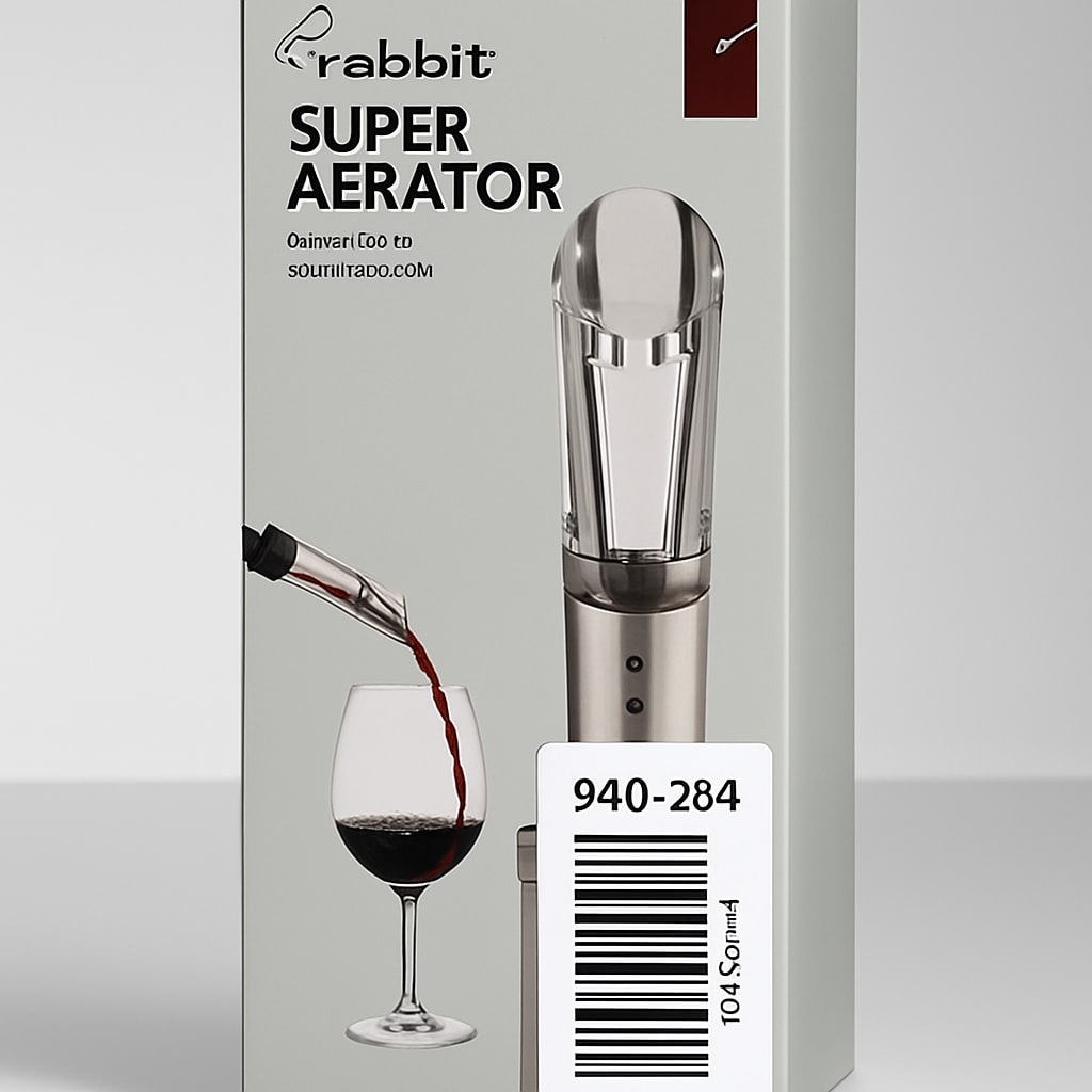 Rabbit Super Aerator - Wine Aerator with Dripless Pouring Spout