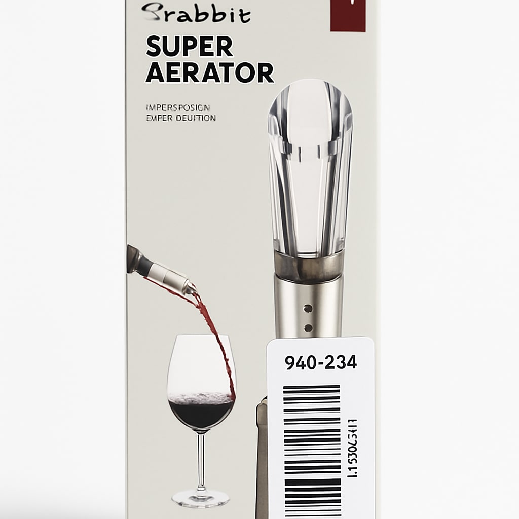 Rabbit Super Aerator - Wine Aerator with Dripless Pouring Spout