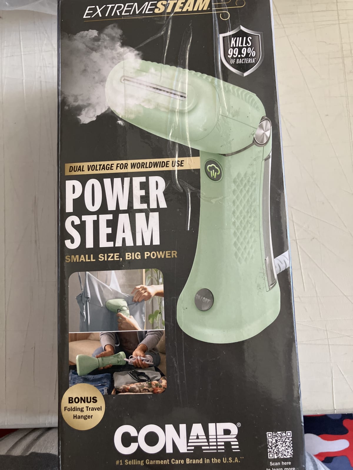 Conair ExtremeSteam Power Steam Handheld Garment Steamer