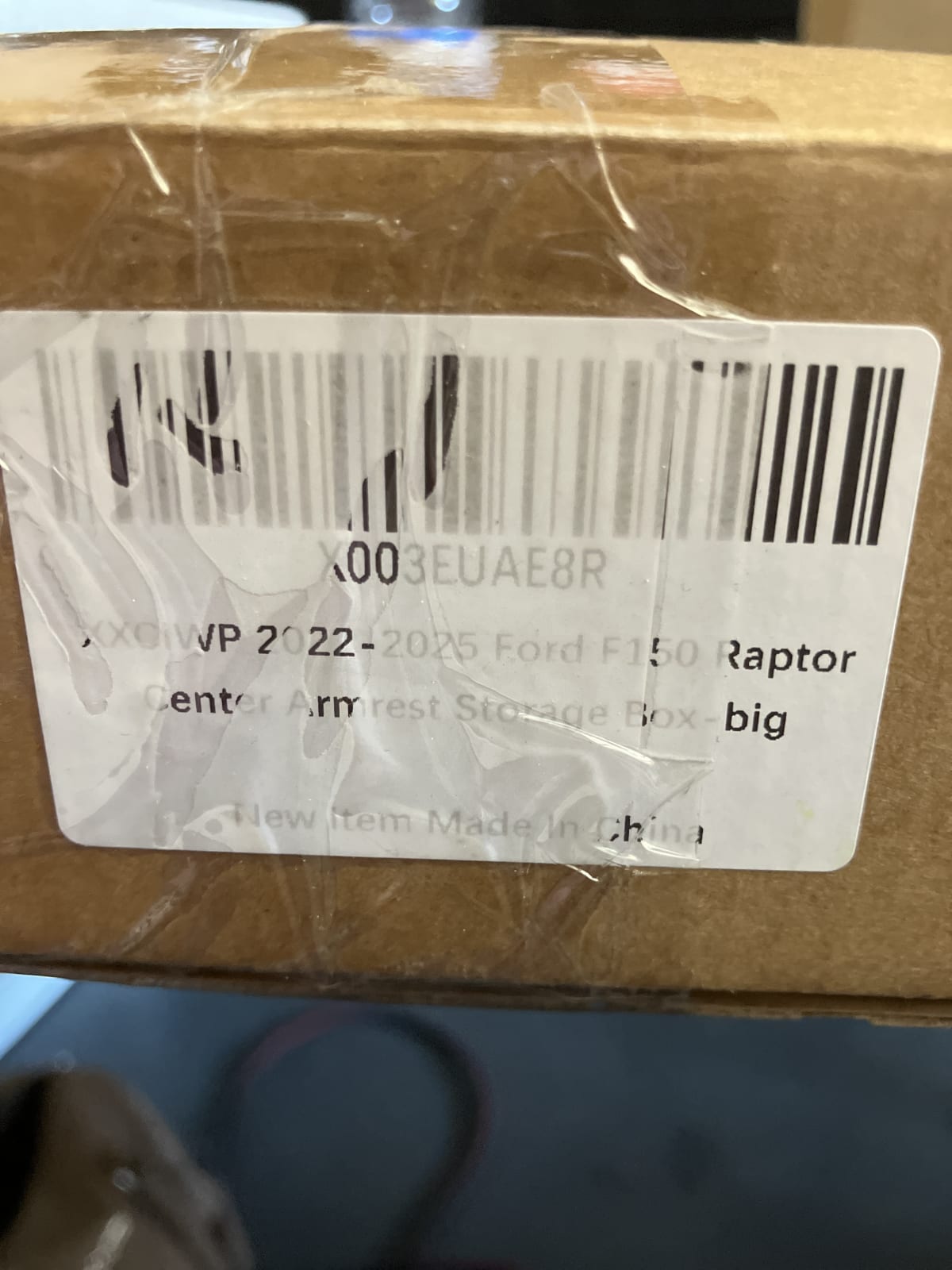 2022-2025 Ford F150 Raptor Center Armrest Storage Box
