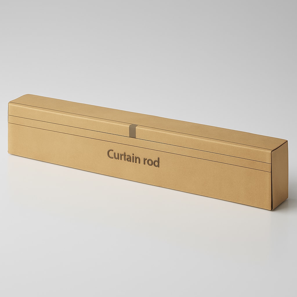 Curtain Rod - Adjustable Length with Brackets