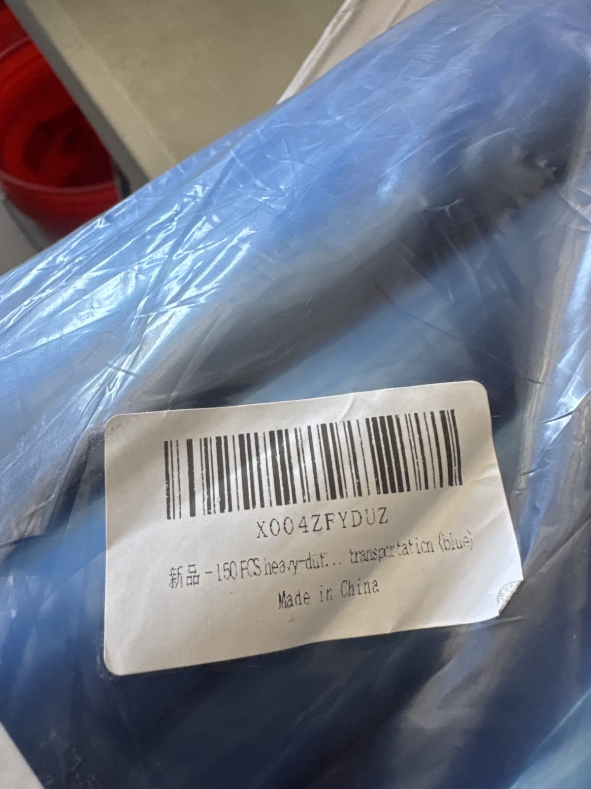 Heavy-Duty Transportation Tarpaulin - Blue