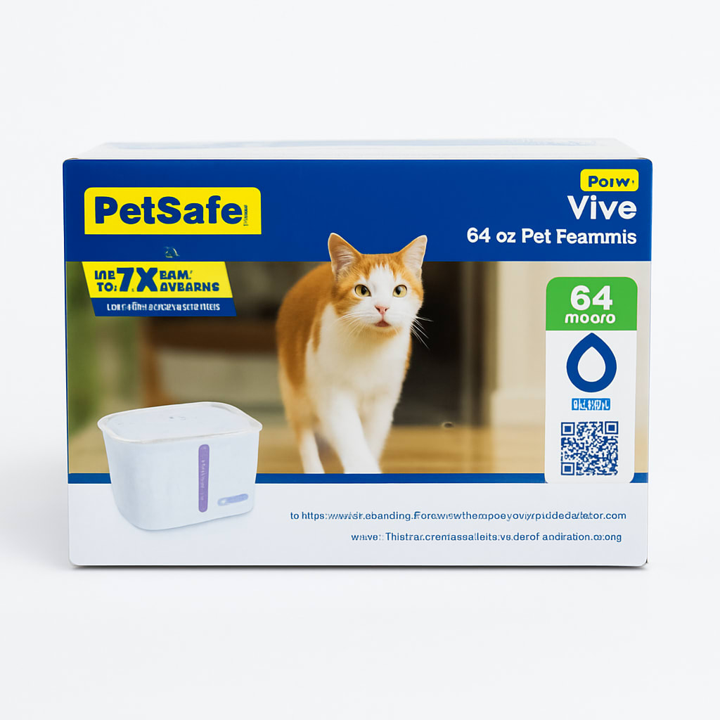 PetSafe Viva 64 oz Pet Fountain - New