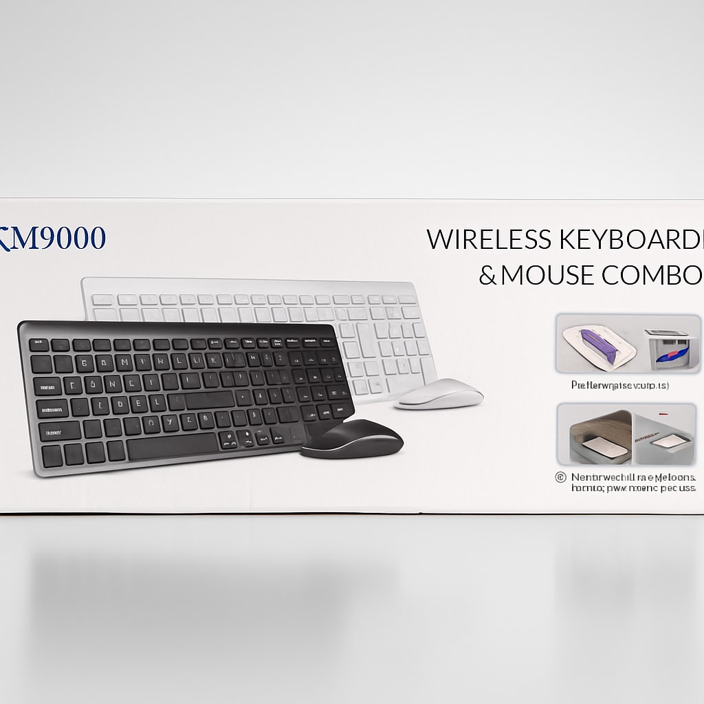 KM9000 Wireless Keyboard & Mouse Combo