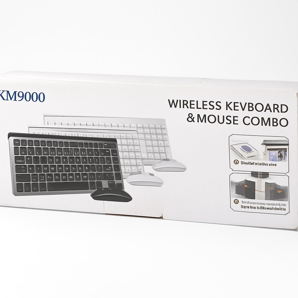 KM9000 Wireless Keyboard & Mouse Combo