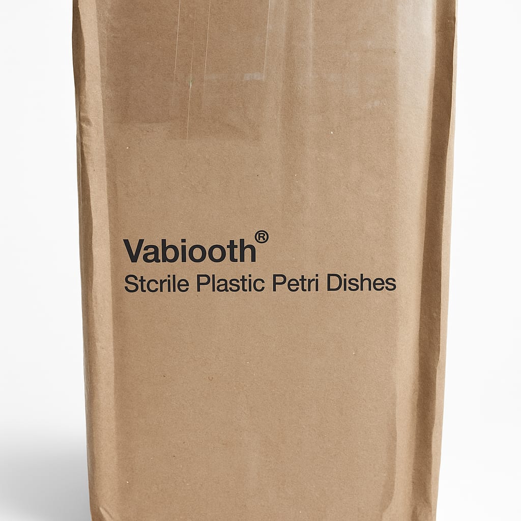 Vabiooth Sterile Plastic Petri Dishes - 100 Pack