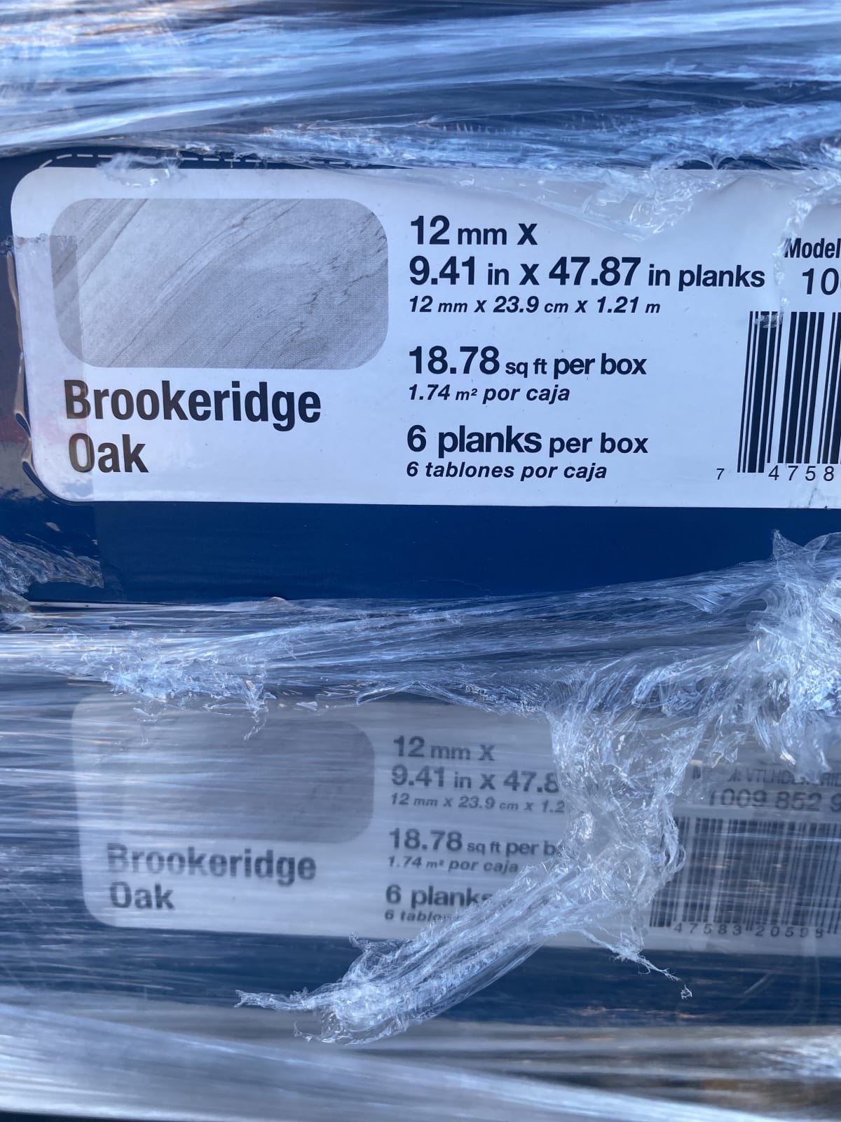 Brookeridge Oak Laminate Flooring Planks - 12mm Thickness