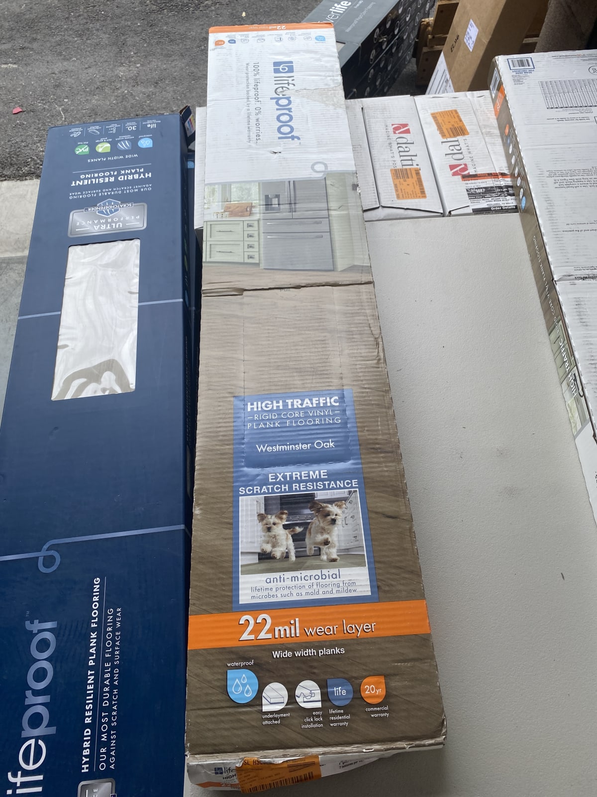 LifeProof Westminster Oak Vinyl Plank Flooring - 22 Mil Wear Layer