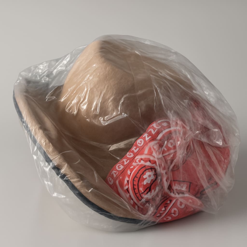 Stylish Cowboy Hat with Bandana - Perfect for Outdoor Events